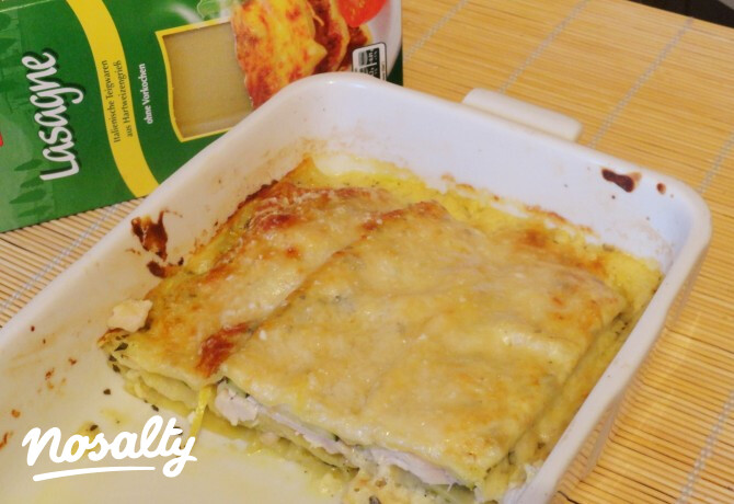 Csirkemelles cukkinis lasagne