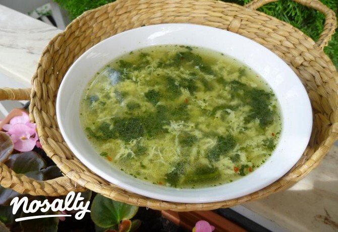 Stracciatella azaz római tojásleves