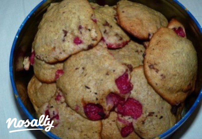 Csokis-meggyes cookie