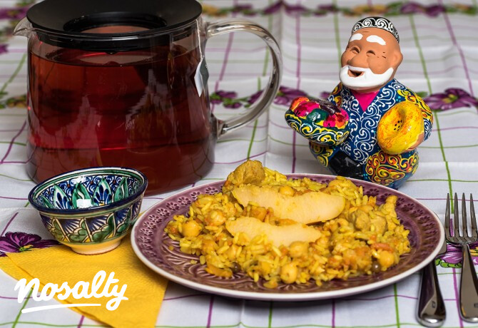 Üzbég plov