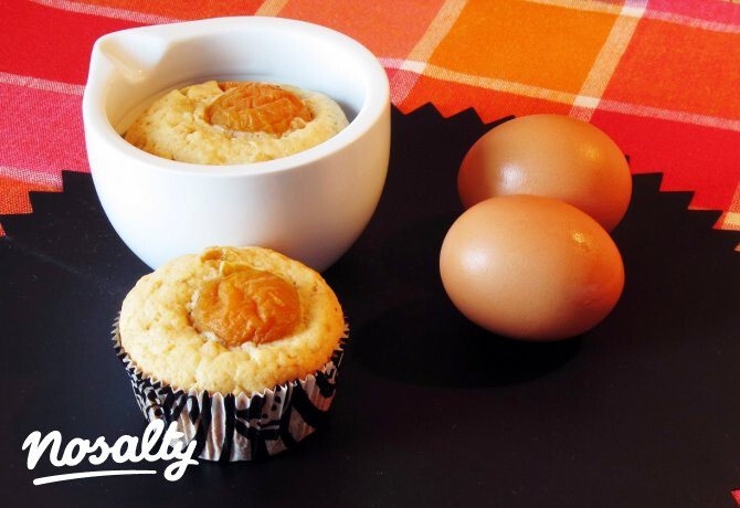 Sárgabarackos muffin ahogy Enikő készíti
