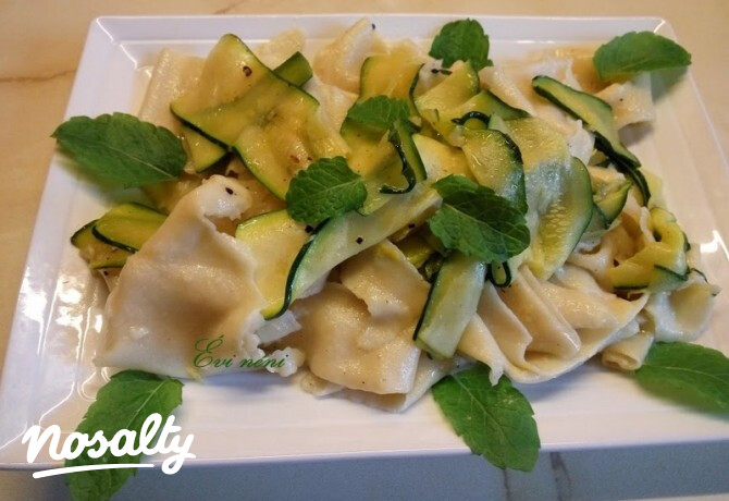 Boros papardelle cukkinivel