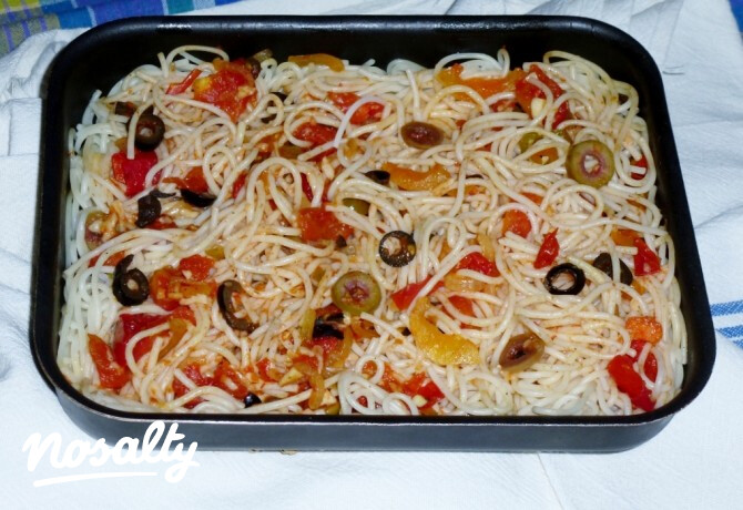 Olajbogyós spagetti Mártitól