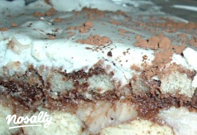 Tiramisu pudingos babapiskótás édesség