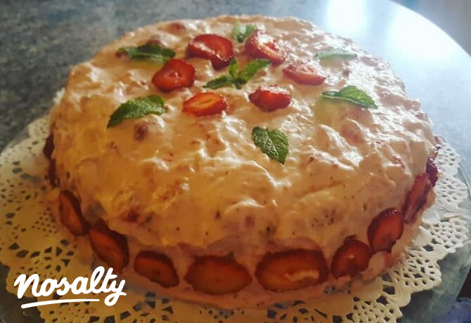 Mascarponés epertorta Regina konyhájából