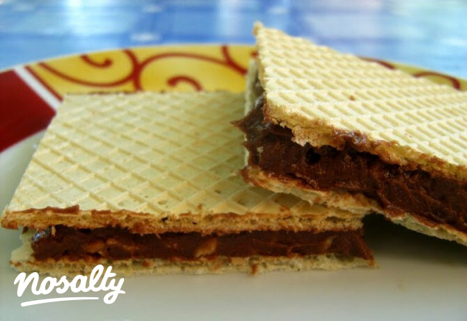 Nugátos ostyaszelet