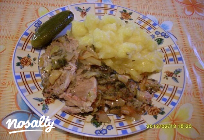 Lecsós-majorannás karajszeletek