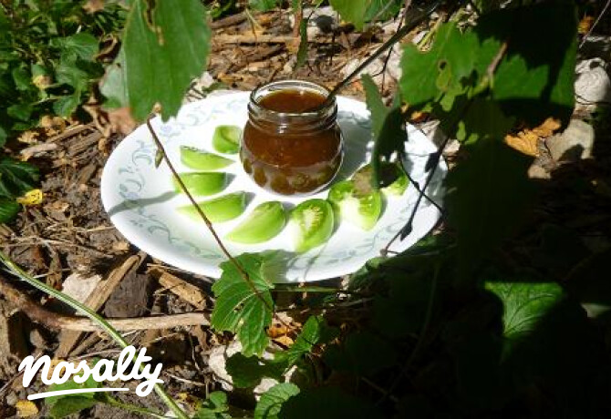 Zöldparadicsom chutney