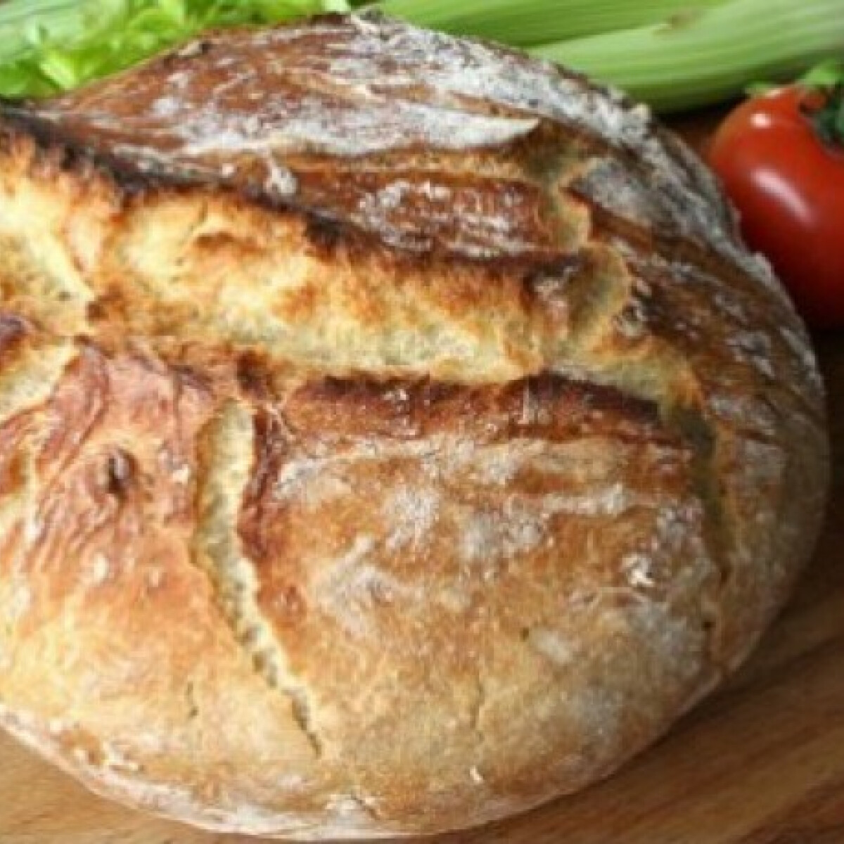 Ezen a képen: Dagasztás nélküli kenyér 4.