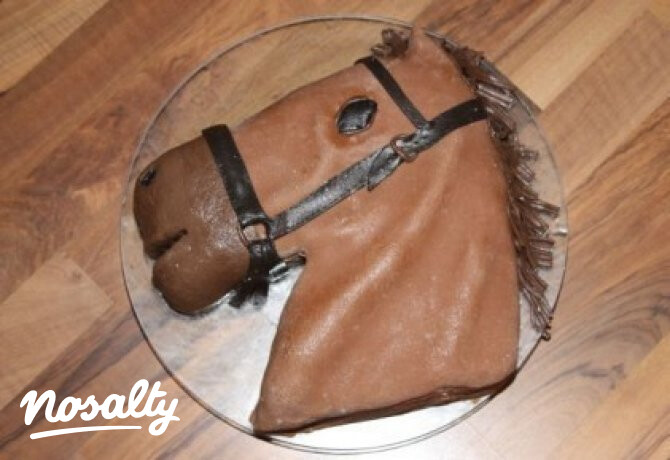 Lovas torta kekszmasszából