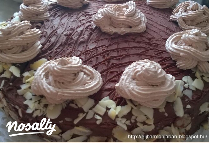 Egyszerű, tojásmentes csokoládétorta tönkölybúzaliszttel