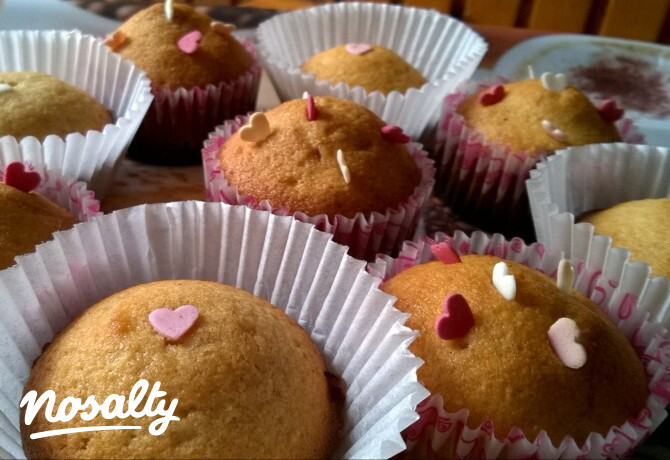Joghurtos muffin nutellával töltve