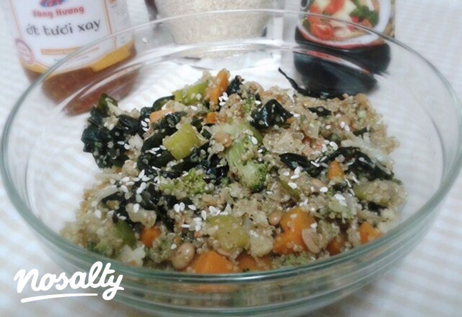 Fermentált szójabab "natto" quinoával