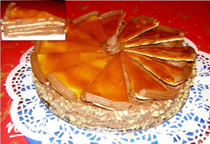 Dobos-torta öt lapból