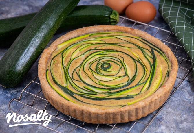 Cukkinirózsa-pite