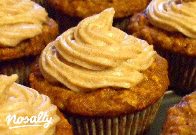 Fahéjas almás cupcake