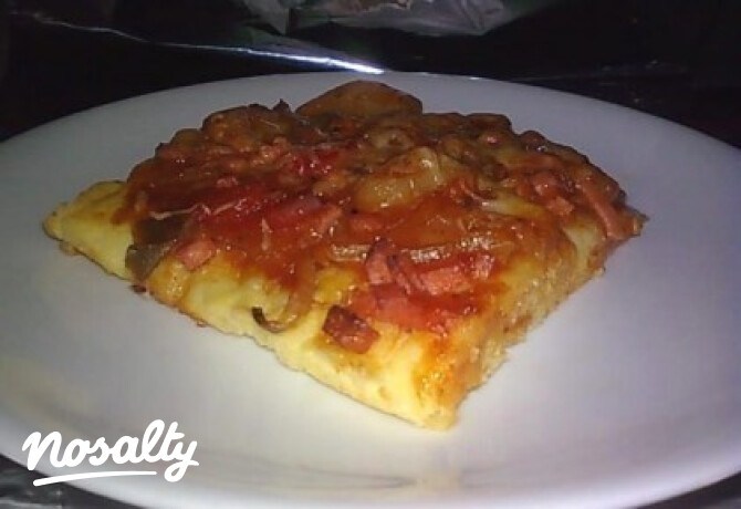Pizza lecsósan (Pizza 9.)