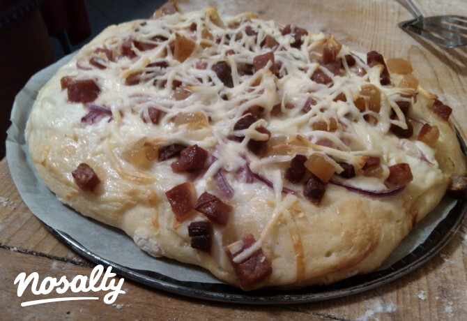 Házi sonkás pizza Ciccke konyhájából