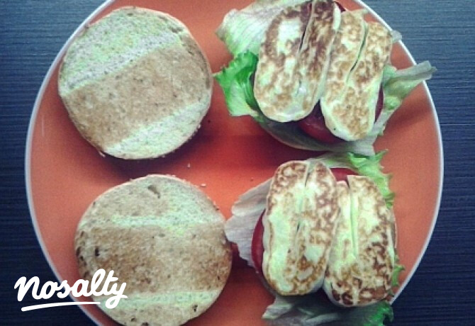 Vegaburger grillezett sajttal