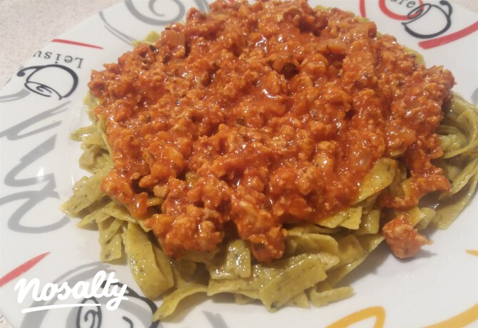 Paleo bolognai paleo tésztával