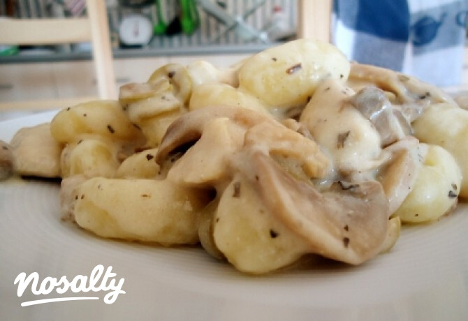 Csirkés-gombás gnocchi