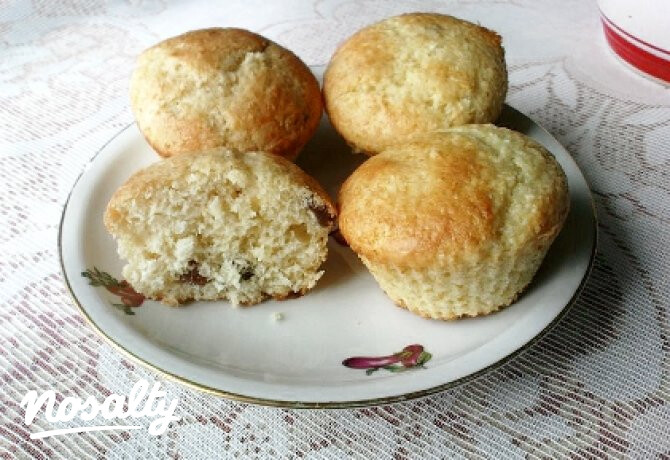 Citromos-kókuszos muffin