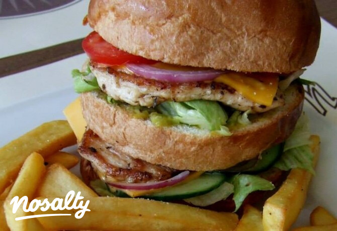 Csirkemell Dupla Burger