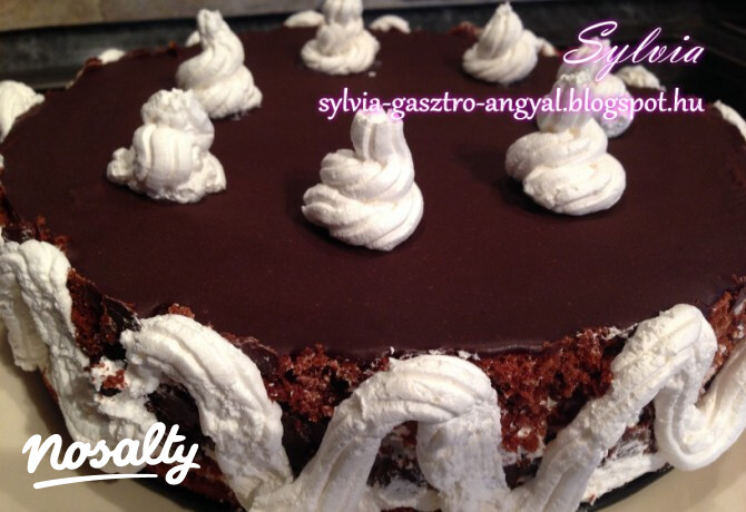 Kinder pingui torta Sylvia Gasztro Angyaltól