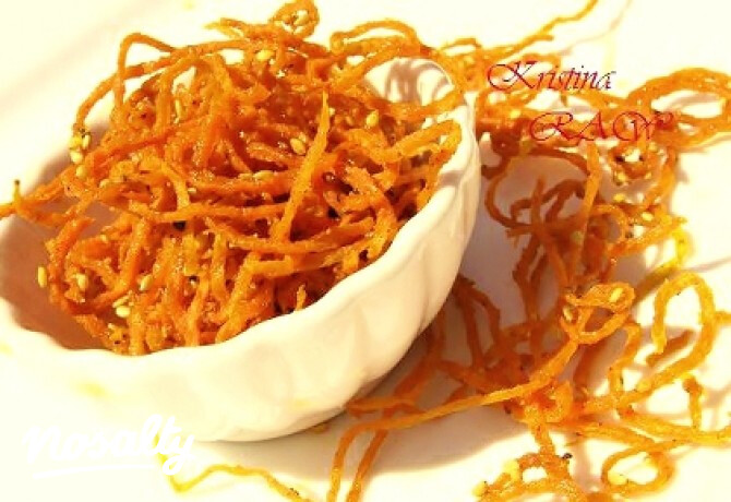Édesburgonya chips