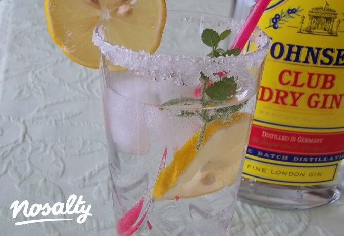 Lemon Gin Fizz strong