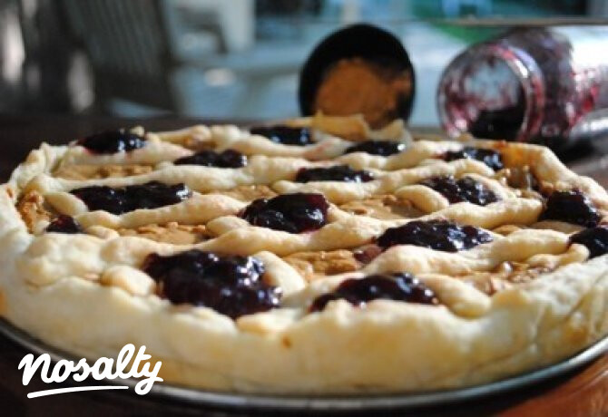Amerikai pite - mogyoróvajas-lekváros