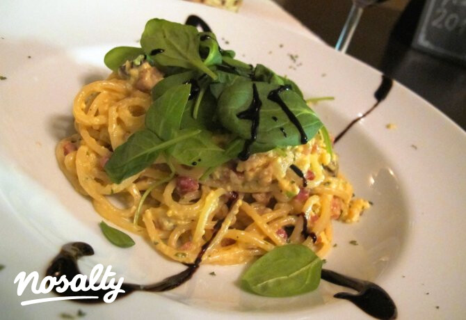 Spagetti Carbonara Andrew konyhájából