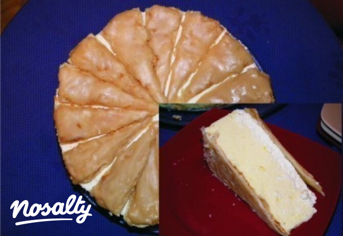 Francia krémes torta