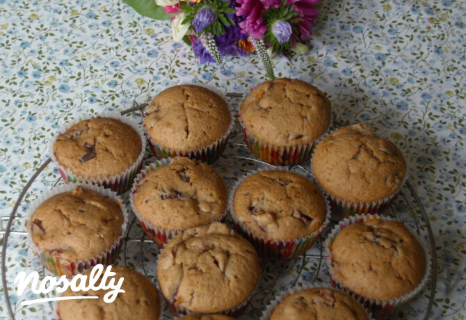 Csokis-szilvás muffin Judit konyhájából