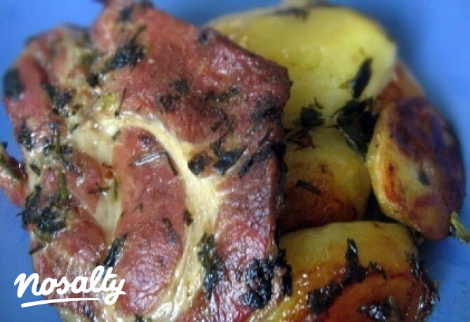 Ezen a képen: Hagymás-zöldségzöldes tarja