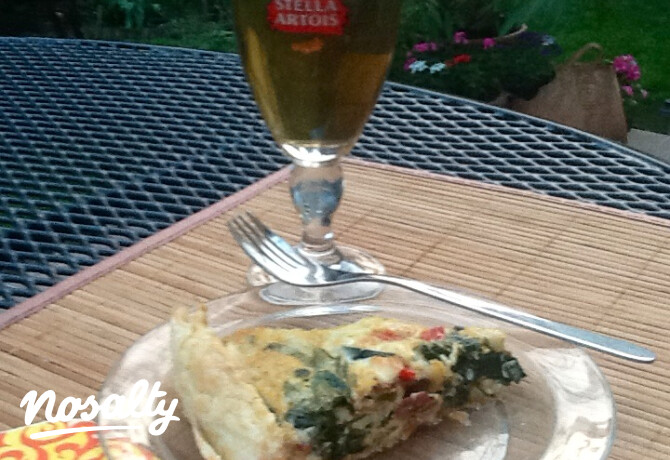 Medvehagymás quiche Csupasütitől