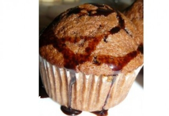 Csokis-baracklekváros muffin