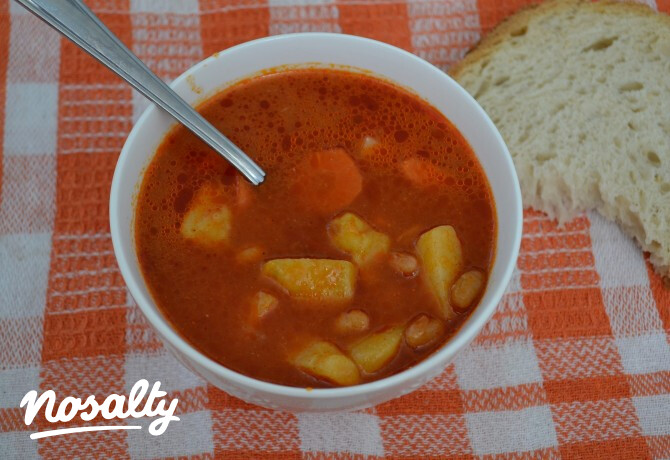 Vegán babgulyás