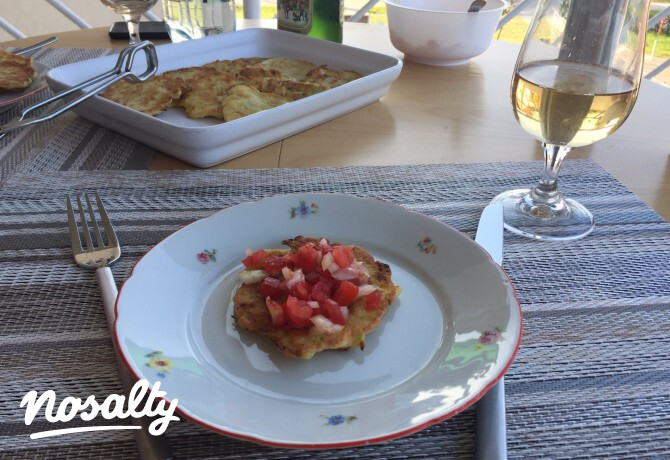 Bruschetta cukkinitócsniból
