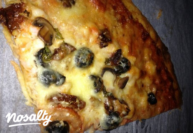 Garnélás pizza