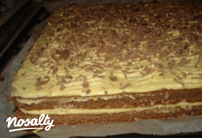 Tojáskrémes-csokis szelet
