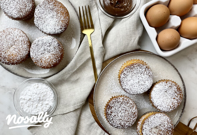 Egyszerű nutellás muffin