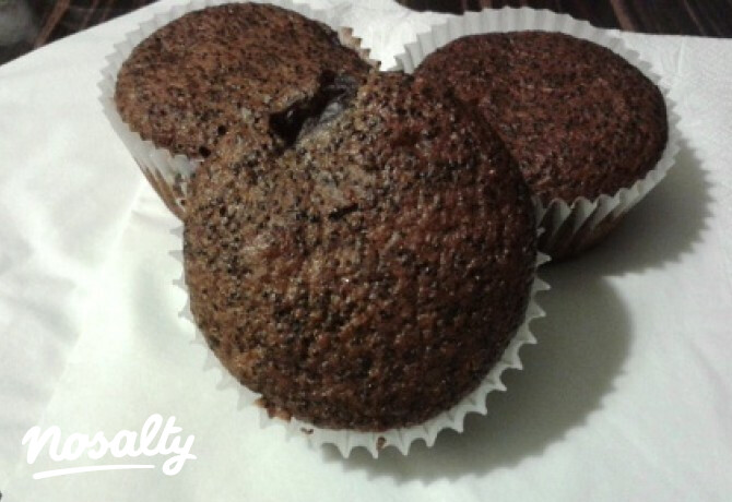 Mákos-cseresznyés muffin