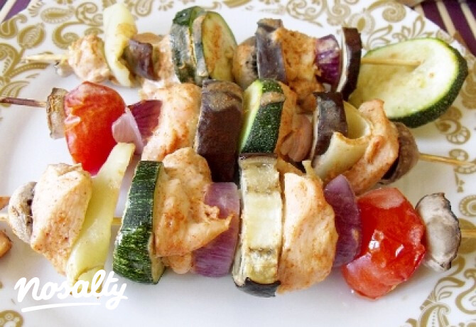Tikka Masala csirkés saslik