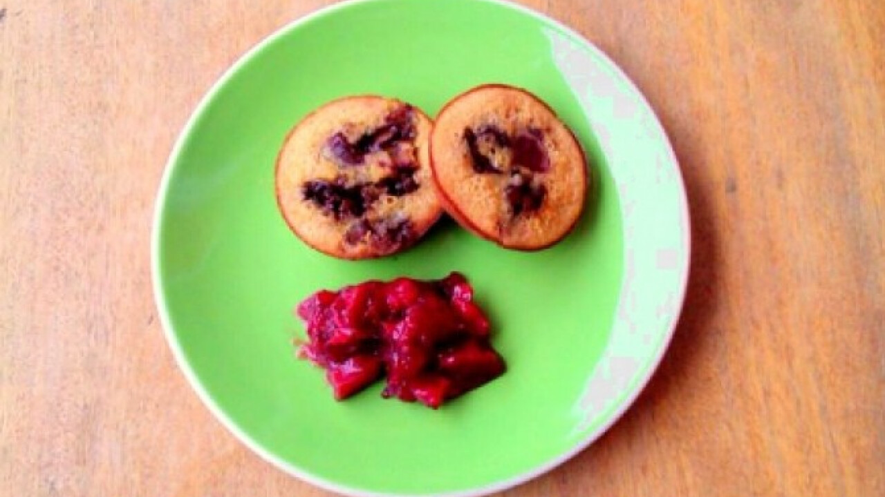 Szilvás-csokis muffin