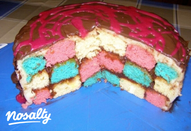 Kockás torta ahogy fzizu készíti