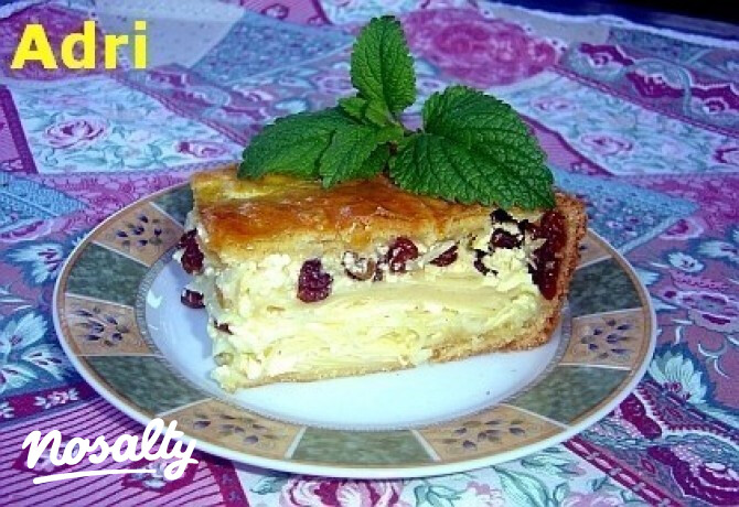 Rakott túrós lebbencstészta
