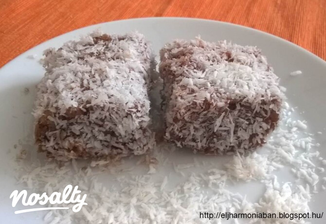 Vegán kókuszkocka tej- és tojásmentesen