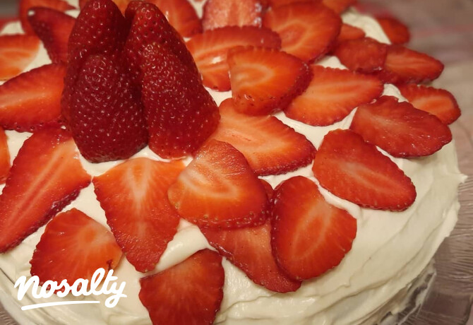Mascarpone- és epertorta