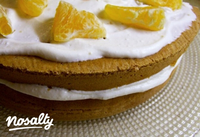 Tejfölös-narancsos torta